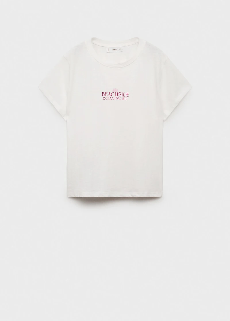 Raglan sleeve T-shirt