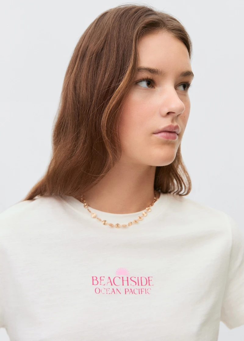 Raglan sleeve T-shirt