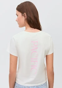 Raglan sleeve T-shirt