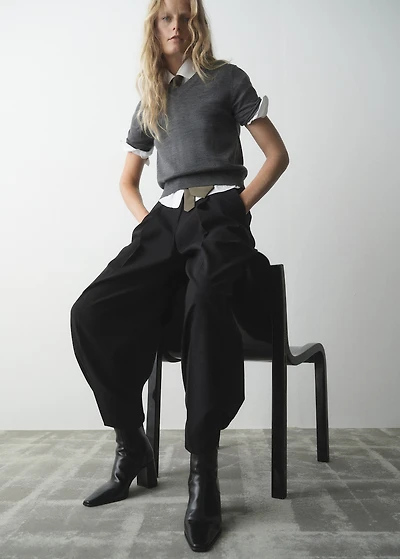 Ankle boots with block heel