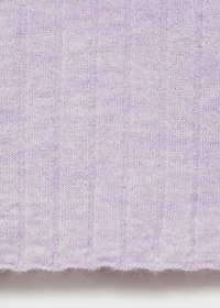 Ribbed round-neck sweater