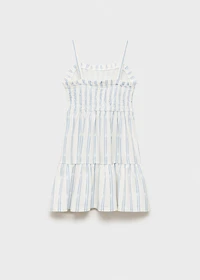 Ruffled striped dress