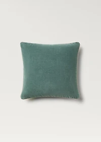 Velvet cushion cover with seam detail 50x50 cm