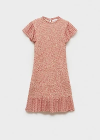 Printed ruched dress