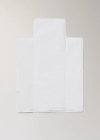 Children’s cotton portable changing table with mini-flower print