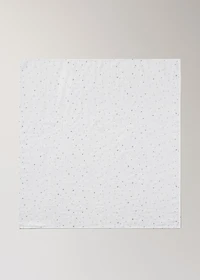 Cotton swaddle with star print