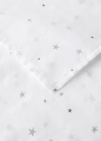 Cotton swaddle with star print