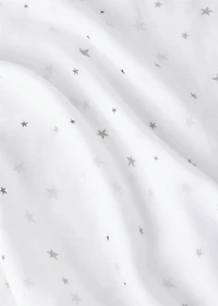 Cotton swaddle with star print