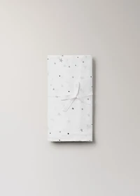 Cotton swaddle with star print