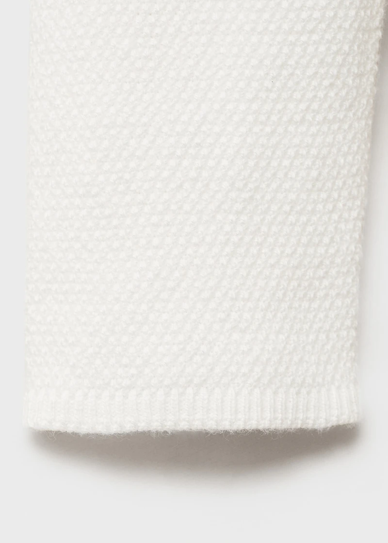 Knitted button cardigan