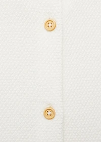 Knitted button cardigan