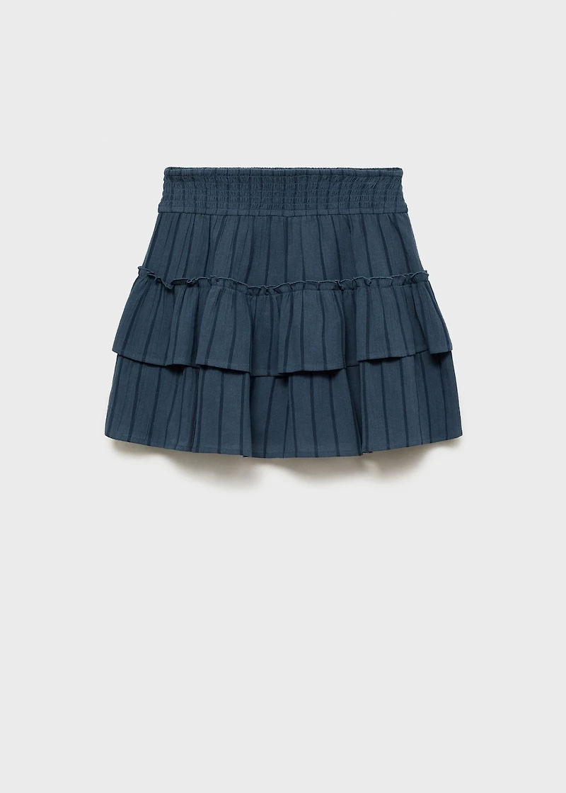 Short flared skirt