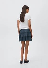 Short flared skirt