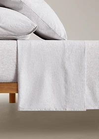 Cotton striped children's top sheet for 90cm bed