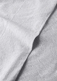 Cotton striped top sheet for crib