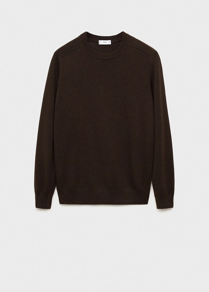 Knitted cotton sweater