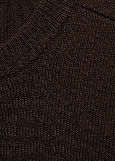 Knitted cotton sweater