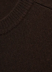 Knitted cotton sweater