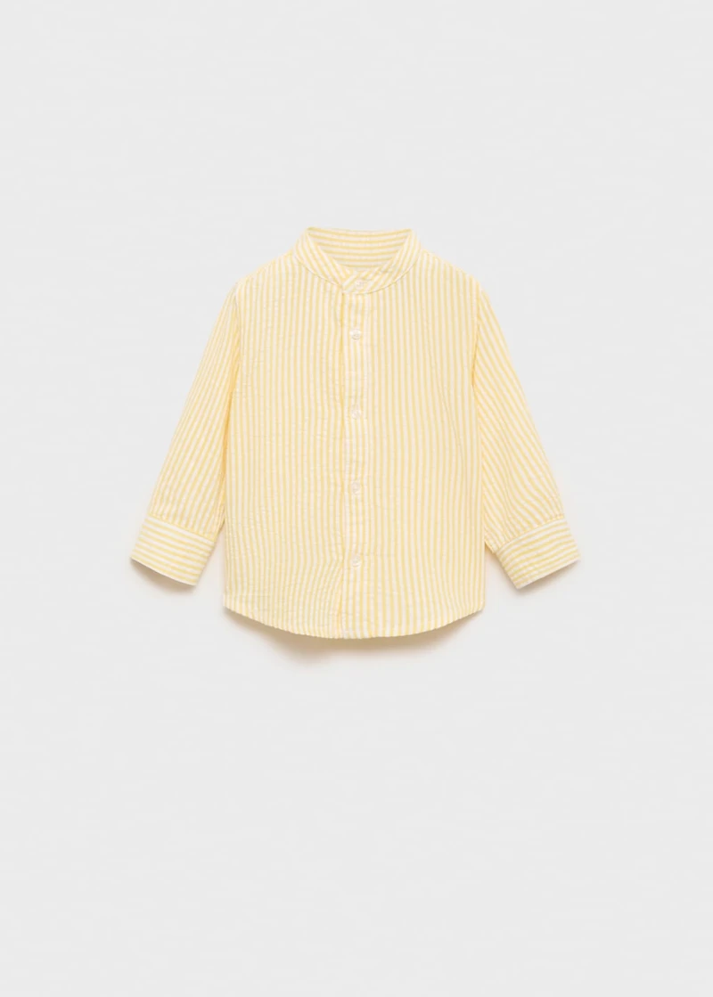 Fine-stripe shirt
