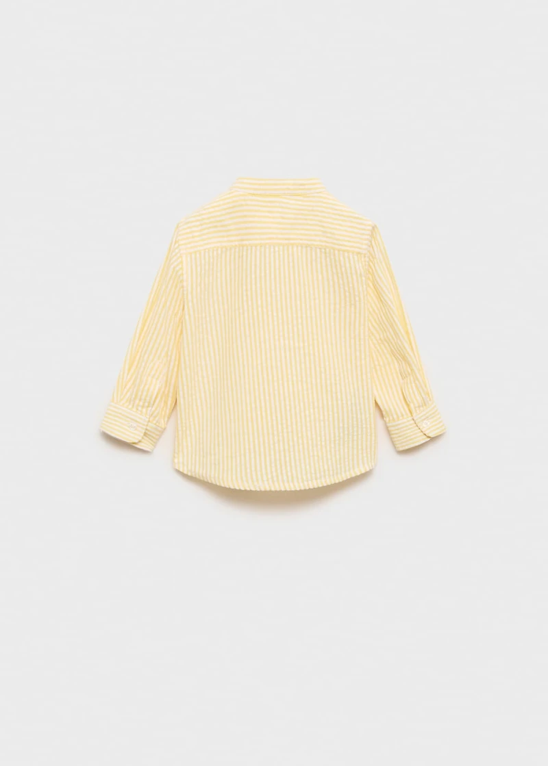 Fine-stripe shirt