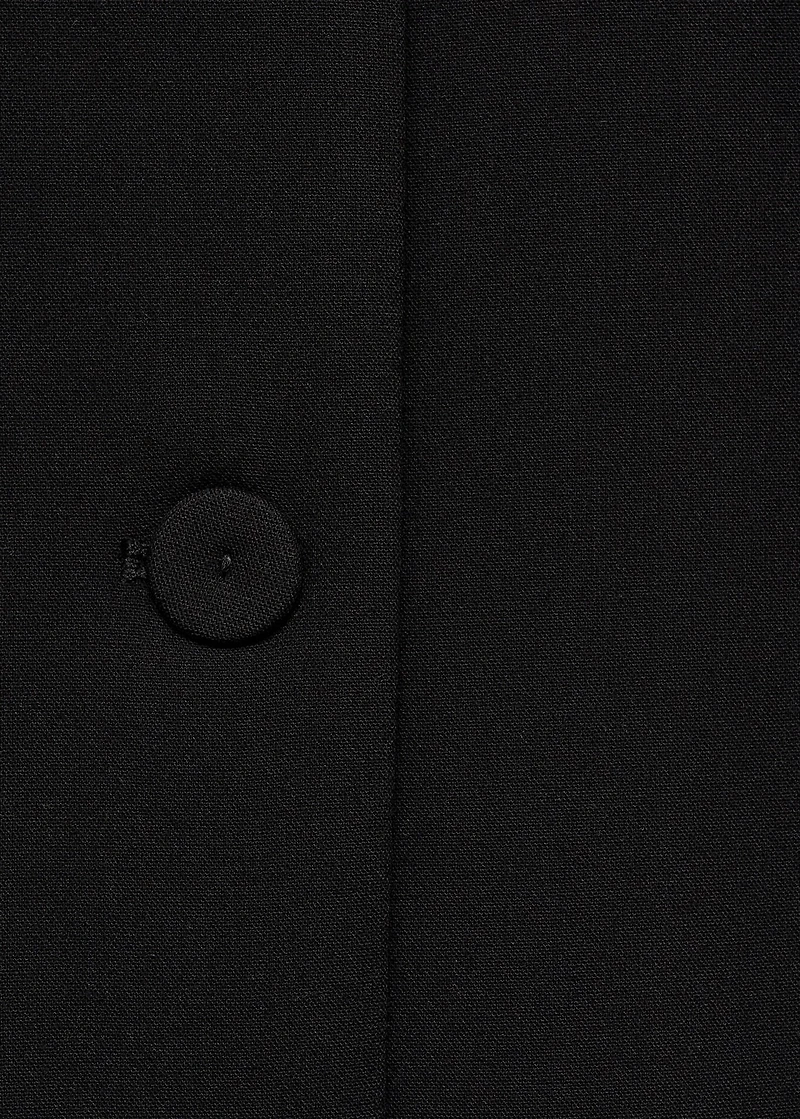 Suit vest with buttons