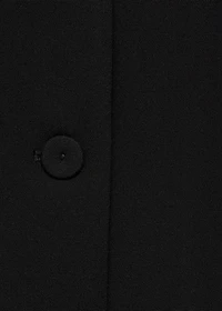 Suit vest with buttons