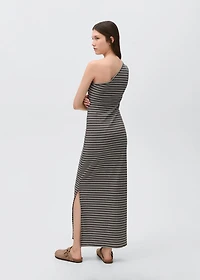 Long asymmetric dress