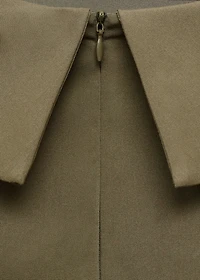 Fitted off-the-shoulder top