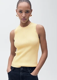 Ribbed knit top
