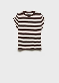Striped short-sleeved t-shirt
