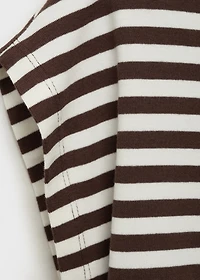 Striped short-sleeved t-shirt