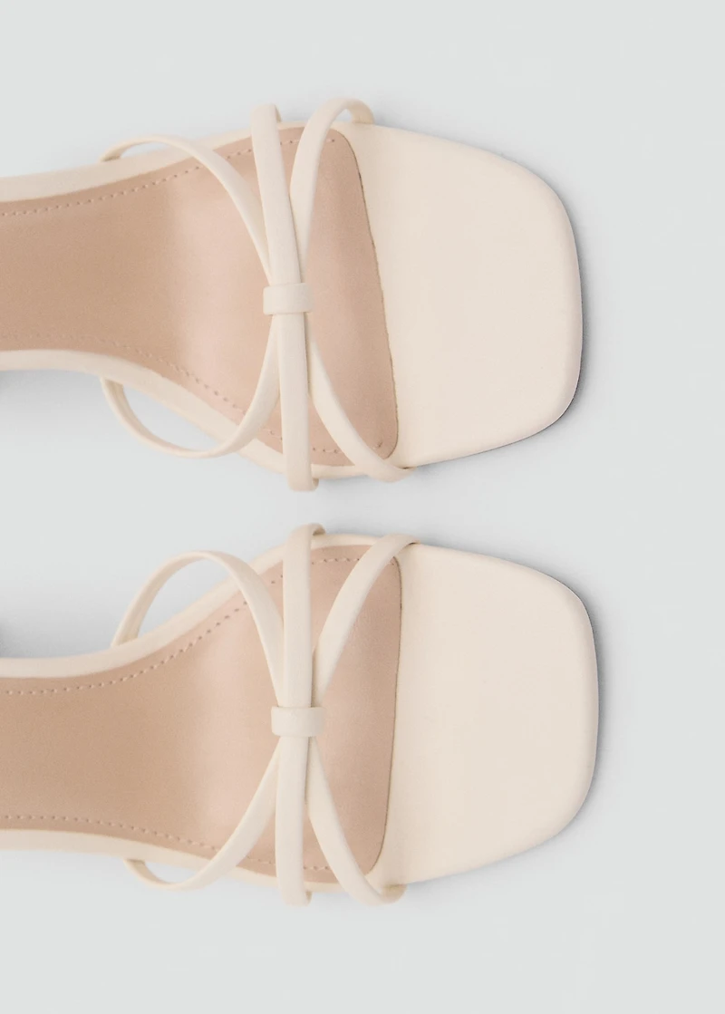 Strappy heeled sandals