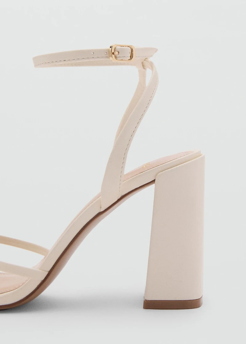 Strappy heeled sandals