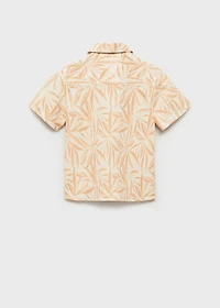 Short sleeved cotton shirt