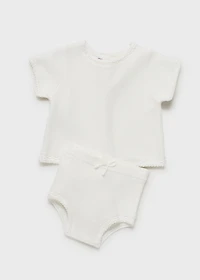 Short sleeve sweater