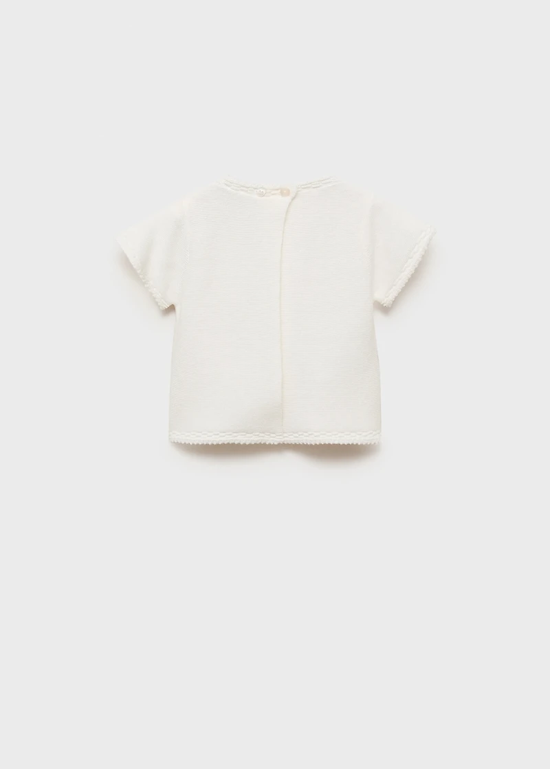 Short sleeve sweater