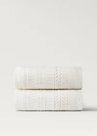 Children's cotton knitted blanket