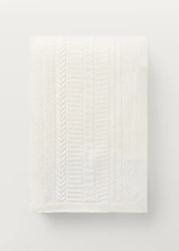 Children's cotton knitted blanket