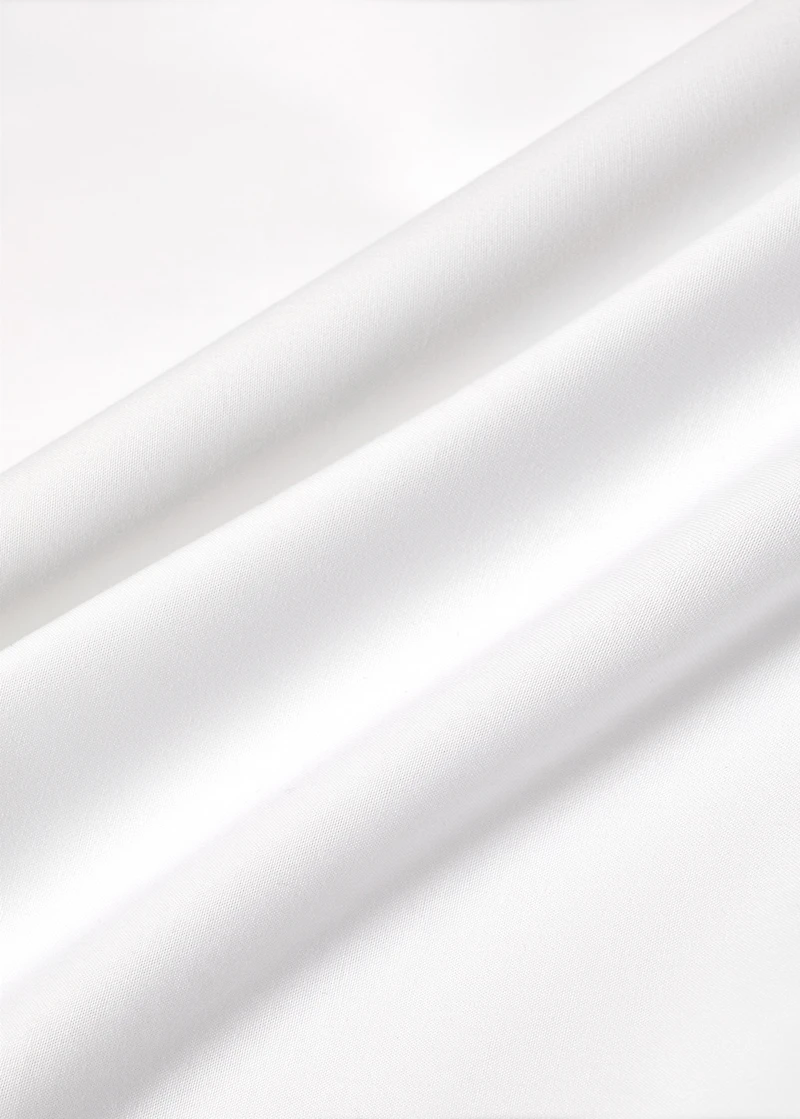 Cotton percale embroidered-flower children's top sheet for 90 cm bed