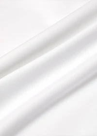 Cotton percale embroidered-flower children's top sheet for 90 cm bed