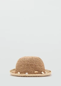 Shells straw hat