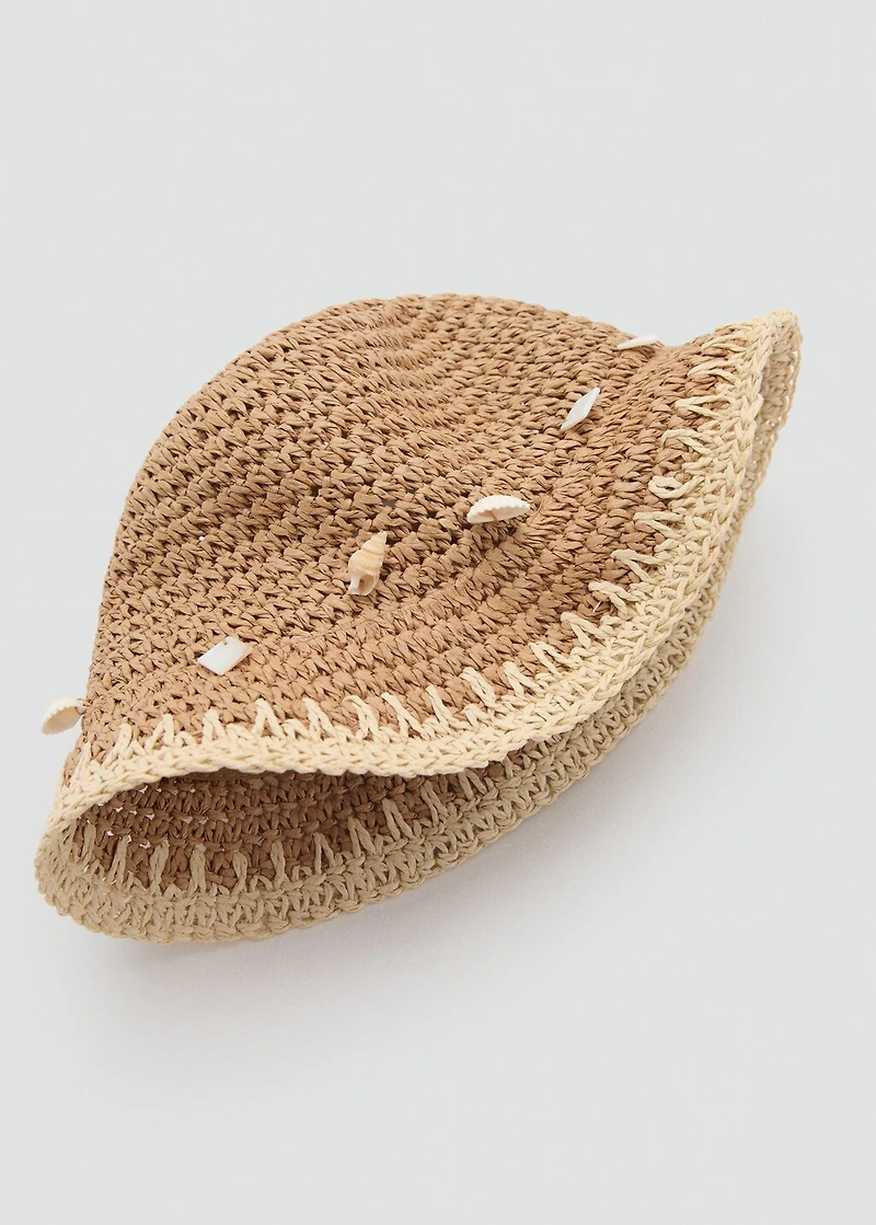 Shells straw hat