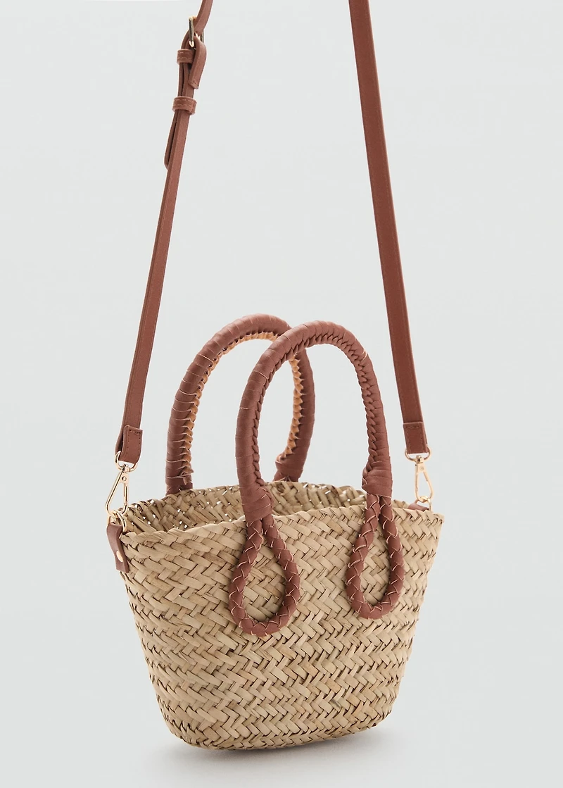 Mini straw basket