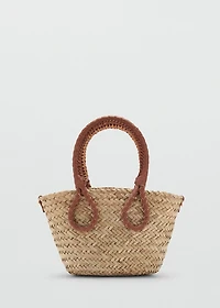Mini straw basket