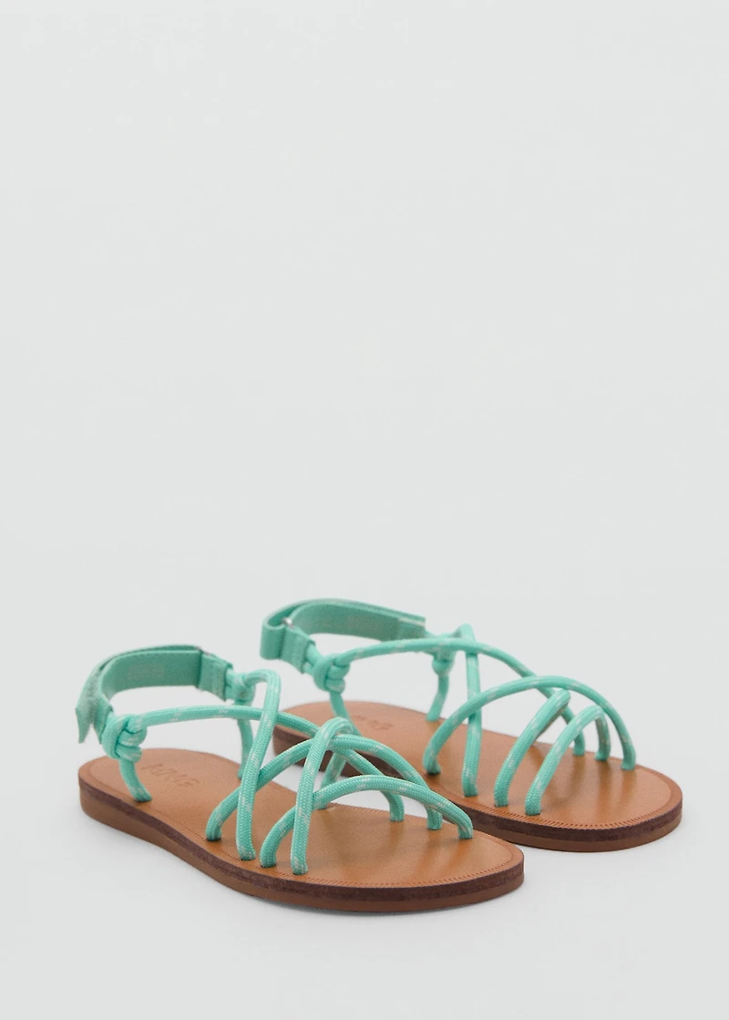 Lace-up sandals