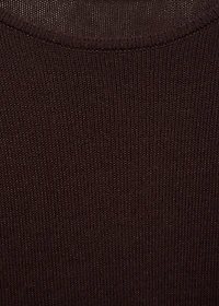 Linen-blend boat-neck sweater