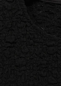 Textured cotton-blend t-shirt