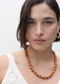 Knit top with lace accents