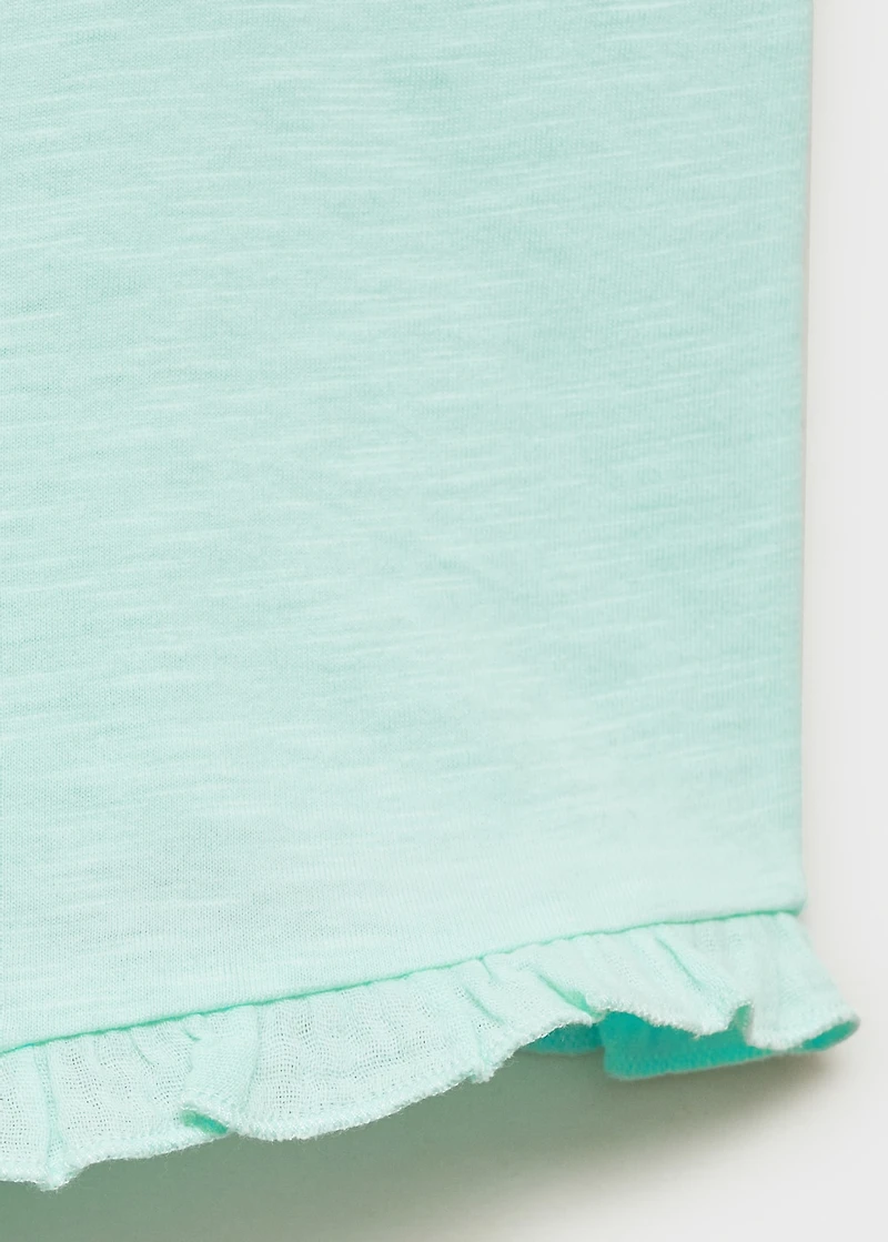 Short jumpsuit with bow detail