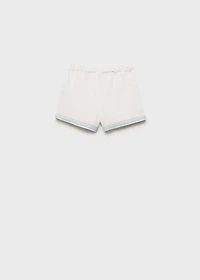 Bambula embroidered shorts